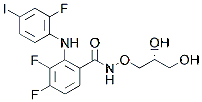 Molecular structure of the compound: Mirdametinib