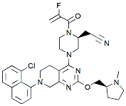 Molecular structure of the compound: Adagrasib