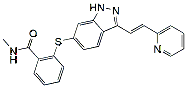 Molecular structure of the compound: Axitinib