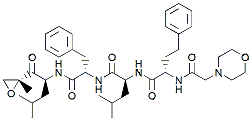 Molecular structure of the compound: Carfilzomib