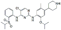 Molecular structure of the compound: Ceritinib
