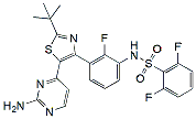 Molecular structure of the compound: Dabrafenib