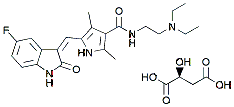 Molecular structure of the compound: Sunitinib Malate