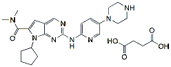 Molecular structure of the compound: Ribociclib Succinate