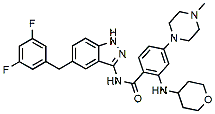 Molecular structure of the compound: Entrectinib