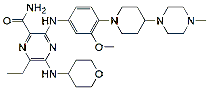 Molecular structure of the compound: Gilteritinib