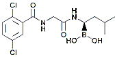 Molecular structure of the compound: Ixazomib