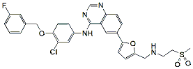 Molecular structure of the compound: Lapatinib