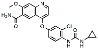 Molecular structure of the compound: Lenvatinib