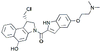 Molecular structure of the compound: Duocarmycin DM