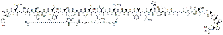 Molecular structure of the compound: Tirzepatide