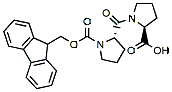 Molecular structure of the compound: Fmoc-Pro-Pro-OH