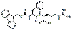 Molecular structure of the compound: Fmoc-Phe-Arg(Pbf)-OH