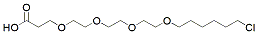 Molecular structure of the compound: Chloro-C6-PEG4-acid