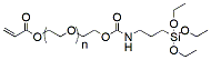 Molecular structure of the compound: Acrylate-PEG-Silane, MW 5,000