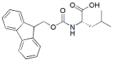 Molecular structure of the compound: Fmoc-Leu-OH