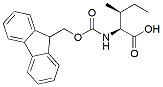 Molecular structure of the compound: Fmoc-Ile-OH