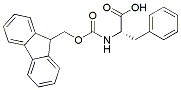Molecular structure of the compound: Fmoc-Phe-OH