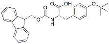 Molecular structure of the compound: Fmoc-Tyr(tBu)-OH