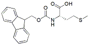 Molecular structure of the compound: Fmoc-Met-OH