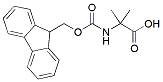 Molecular structure of the compound: Fmoc-Aib-OH