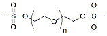 Molecular structure of the compound: bis-Mes-PEG, MW 1,000