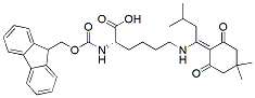 Molecular structure of the compound: Fmoc-Lys(ivDde)-OH