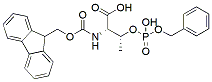 Molecular structure of the compound: Fmoc-Thr[PO(OBzl)OH]-OH