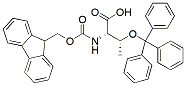 Molecular structure of the compound: Fmoc-Thr(Trt)-OH