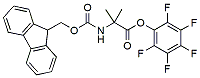 Molecular structure of the compound: Fmoc-Aib-OPfp