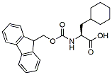 Molecular structure of the compound: Fmoc-Cha-OH