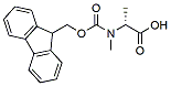 Molecular structure of the compound: Fmoc-D-N-Me-Ala-OH