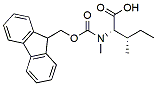 Molecular structure of the compound: Fmoc-N-Me-Ile-OH
