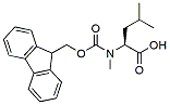 Molecular structure of the compound: Fmoc-N-Me-Leu-OH