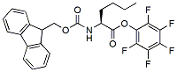 Molecular structure of the compound: Fmoc-Nle-OPfp