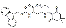 Molecular structure of the compound: Fmoc-Dab(ivDde)-OH