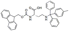 Molecular structure of the compound: Fmoc-Dab(Mtt)-OH