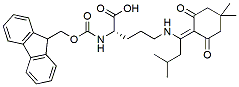 Molecular structure of the compound: Fmoc-Orn(ivDde)-OH