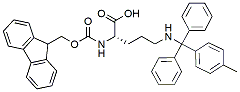 Molecular structure of the compound: Fmoc-Orn(Mtt)-OH
