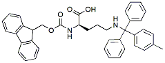 Molecular structure of the compound: Fmoc-D-Orn(Mtt)-OH