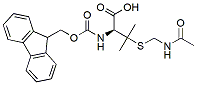 Molecular structure of the compound: Fmoc-D-Pen(Acm)-OH