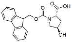 Molecular structure of the compound: Fmoc-Hyp-OH