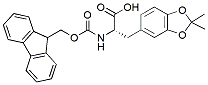 Molecular structure of the compound: Fmoc-Dopa(Acetonide)-OH