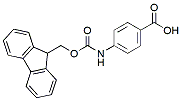 Molecular structure of the compound: Fmoc-4-aminobenzoic acid