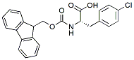 Molecular structure of the compound: Fmoc-Phe(4-Cl)-OH