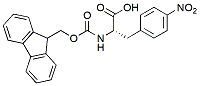 Molecular structure of the compound: Fmoc-L-Phe(4-NO2)-OH