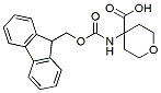Molecular structure of the compound: Fmoc-ThpGly-OH