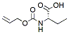 Molecular structure of the compound: Alloc-L-Val-OH