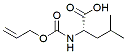 Molecular structure of the compound: Alloc-Leu-OH