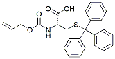 Molecular structure of the compound: Alloc-Cys(Trt)-OH
